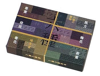 Amazon.co.jp: 鳩居堂のお香 六種の薫物6種セット 6種類各5本入